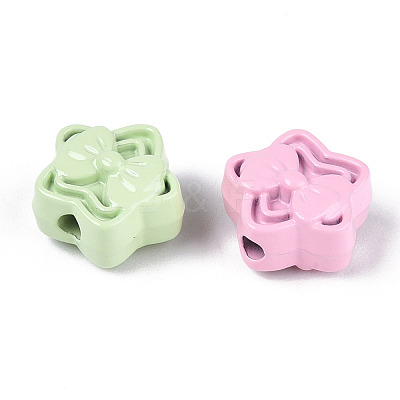 Baking Paint Alloy Beads PALLOY-T090-68-1