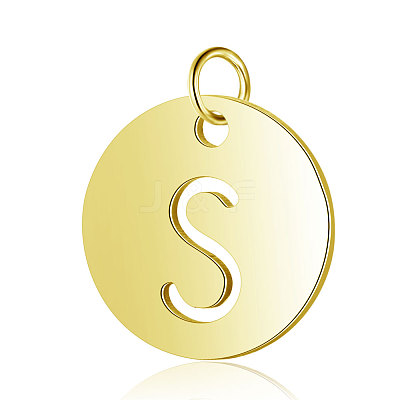 Ion Plating(IP) 304 Stainless Steel Charms A-STAS-S105-T514G-S-1