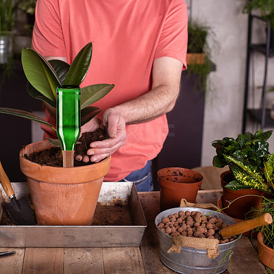 Red Pottery Water Collector AJEW-WH0816-300-1