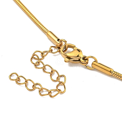 Virgin Mary Pendant Necklaces LS-NJEW-S422-02G-1