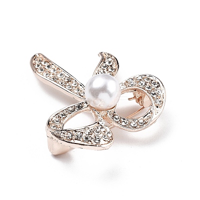 Alloy Rhinestone Brooch for Backpack Clothes JEWB-P046-05C-G-1