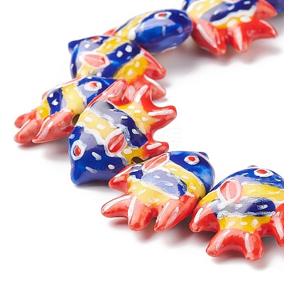 Handmade Porcelain Beads X1-PORC-G002-54D-1