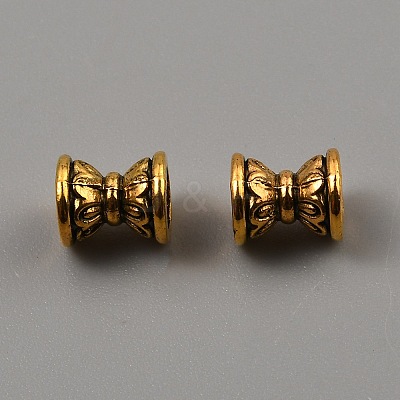 Tibetan Style Alloy Bead Caps FIND-WH0291-09A-AG-1