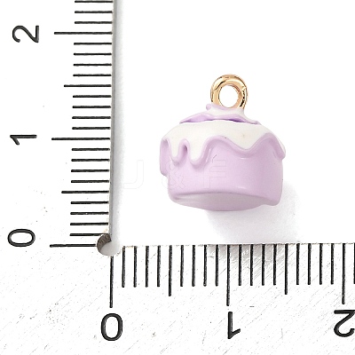 Brass Enamel Pendants KK-CBA8989-01B-1