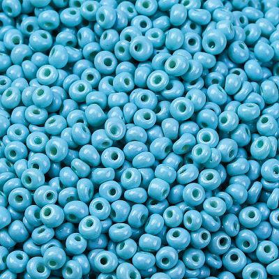 8/0 Baking Paint Glass Seed Beads SEED-M012-02A-46-1