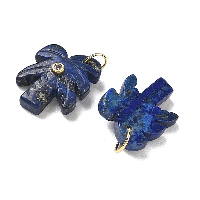 Dyed Natural Lapis Lazuli Carved Pendants GG-CBA67BD-02G-G-1