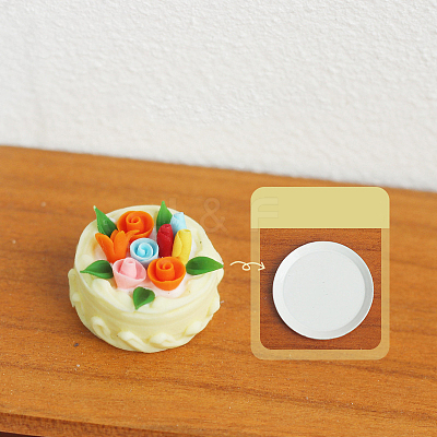 Miniature Resin Cake Ornaments MIMO-PW0002-06C-1