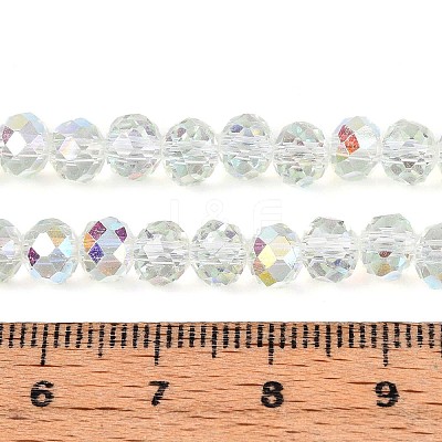 Transparent Glass Beads Strands EGLA-N016-6mm-06-1