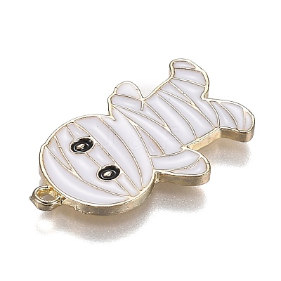 Halloween Theme Alloy Enamel Pendants ENAM-J649-09LG-1