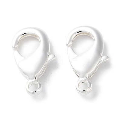 Rack Plating Brass Lobster Claw Clasps KK-F090-27S-03-1