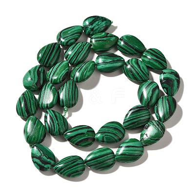 Synthetic Malachite Beads Strands G-I377-A05-1