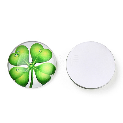 Flatback Glass Cabochons for DIY Projects GGLA-ZX026-25mm-07A-1