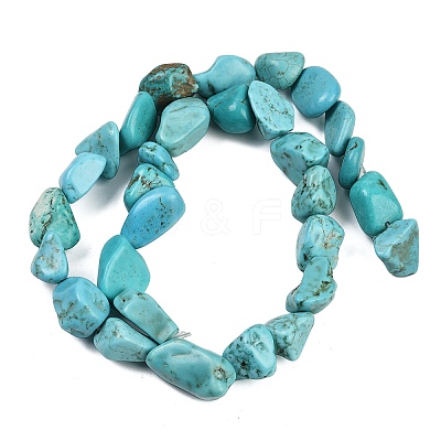 Natural Howlite Beads Strands G-N0312-01C-1
