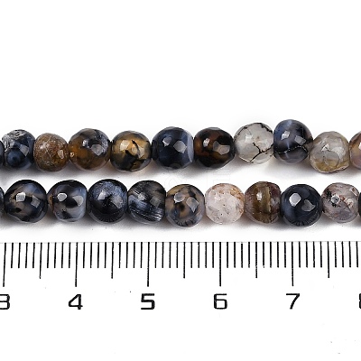 Natural Fire Crackle Agate Beads Strands G-C082-A01-38-1