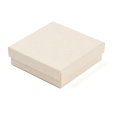 Cardboard Paper Jewelry Storage Boxes with Sponge CON-P023-01E-02-1