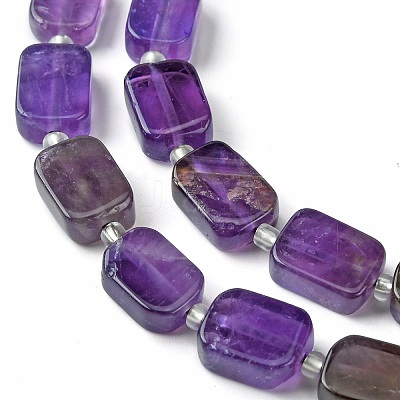 Natural Amethyst Beads Strands G-C098-A02-01-1