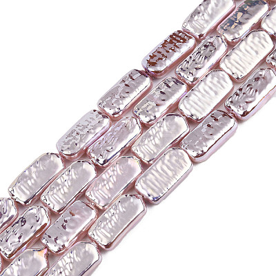 ABS Plastic Imitation Pearl Beads Strands KY-N015-06-A04-1