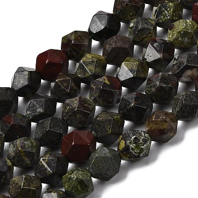 Natural Dragon Blood Beads Strands G-Z119-A17-02-1