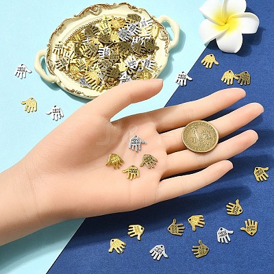 30Pcs Tibetan Style Alloy Charms FIND-YW0007-97AB-1