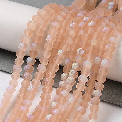 Imitation Jade Glass Beads Strands EGLA-YW0003-19B-18-1