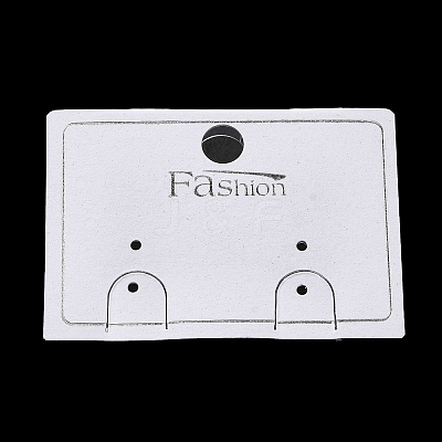 Paper & Plastic Earring Display Card with Word Fashion X-CDIS-L009-12-1