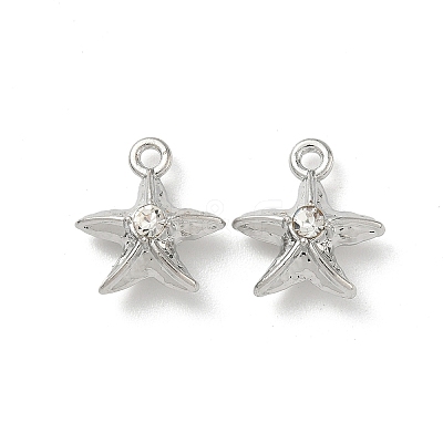 Alloy Rhinestone Pendants FIND-L024-08P-1