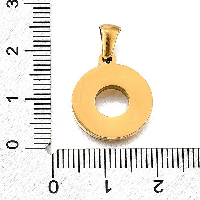 Golden 304 Stainless Steel Pendants STAS-K300-01G-O-1