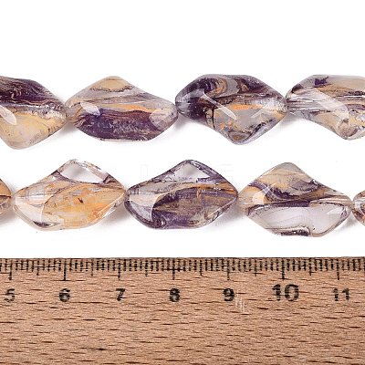 Handmade Lampwork Beads Strands LA-N046-02M-1