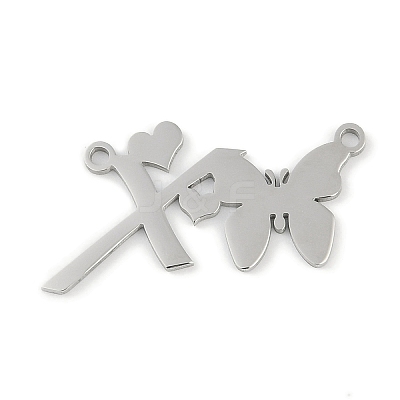 Non-Tarnish 304 Stainless Steel Pendants STAS-L279-002P-X-1