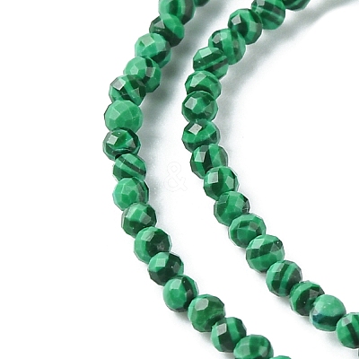 Synthetic Malachite Beads Strands G-F747-G01-02-1
