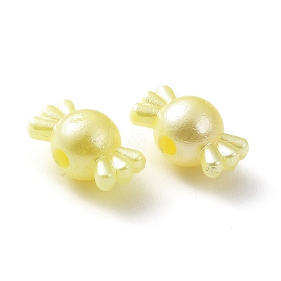 Opaque Acrylic Beads OACR-G014-04-1