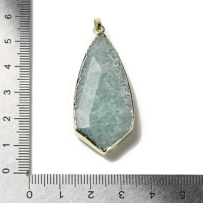 Natural Amazonite Pendants G-A099-01G-06-1