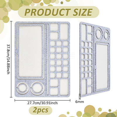Felt Bead Design Board DIY-WH0419-98E-01-1
