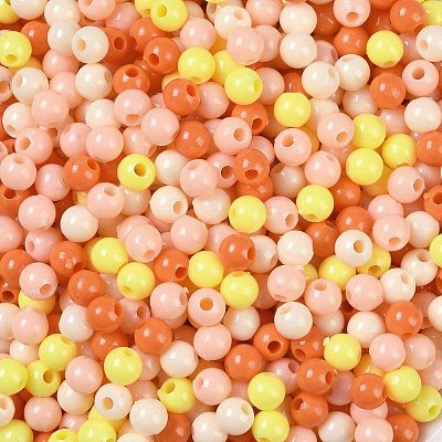 Opaque Acrylic Beads X1-OACR-H118-07B-05-1