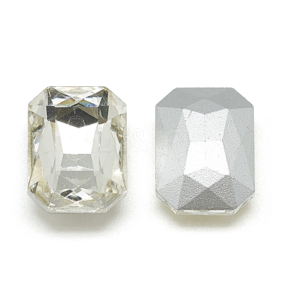 Pointed Back Glass Rhinestone Cabochons RGLA-T079-18x25mm-01-1
