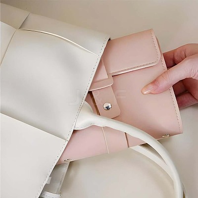 CutHollow 1Pc PU Imitation Leather Earring Storage Bags EDIS-CL0001-01A-1