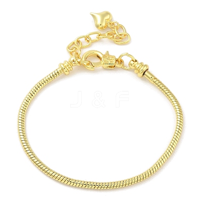 Brass Snake chains Bracelets BJEW-S158-16G-1