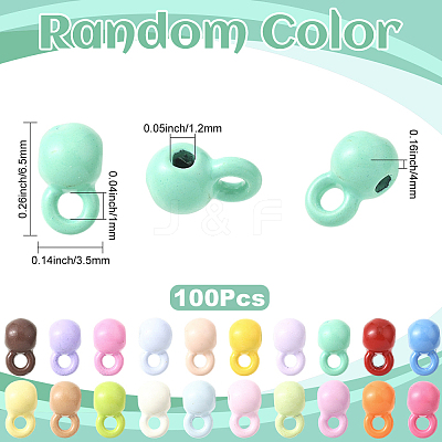 100Pcs Alloy Tube Bails FIND-SC0020-80-1