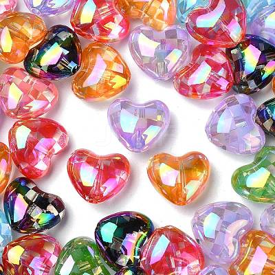 UV Plating Acrylic Beads OACR-CJC0009-07-1
