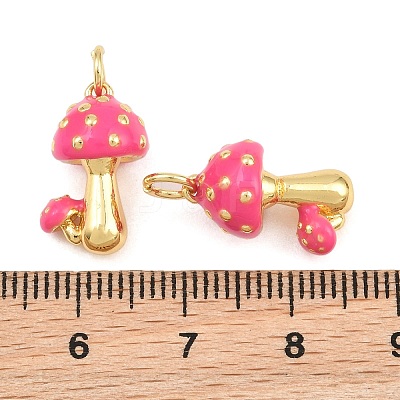 Brass Enamel Pendants KK-CBA3297-09G-A-1