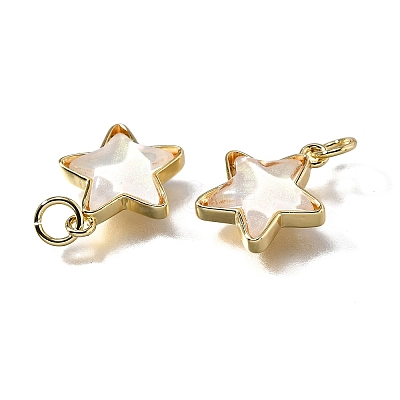 Brass Charms KK-Q043-01B-01G-1