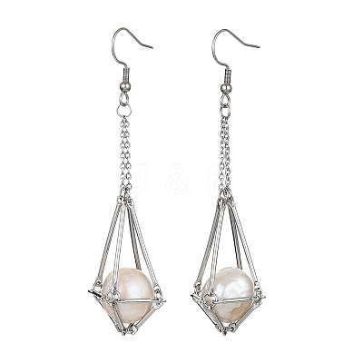 Brass Earring Hooks with Tray EJEW-JE05582-02-1