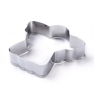 Tarnish Resistant Stainless Steel Cookie Cutters DIY-E028-18-1