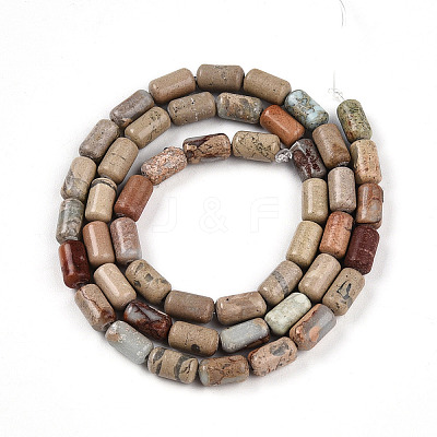 Natural Shoushan Stone Beads Strands G-N346-01A-07-1