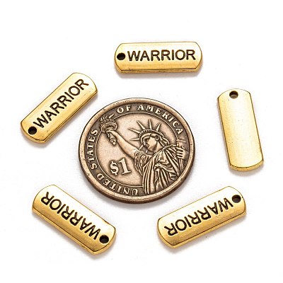 Tibetan Style Alloy Rectangle Pendants TIBEP-Q043-050AG-RS-1