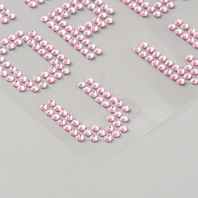 Arcylic Stickers STIC-WH0003-44D-1