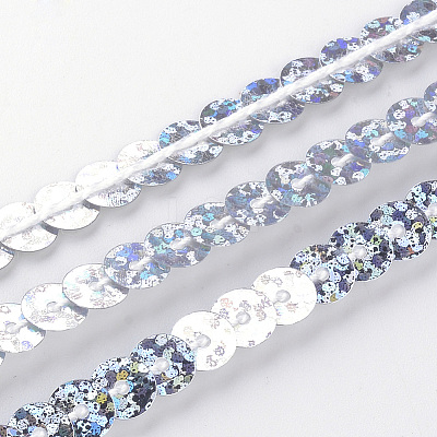 Eco-Friendly Plastic Paillette Beads PVC-Q092-6mm-P50112-1