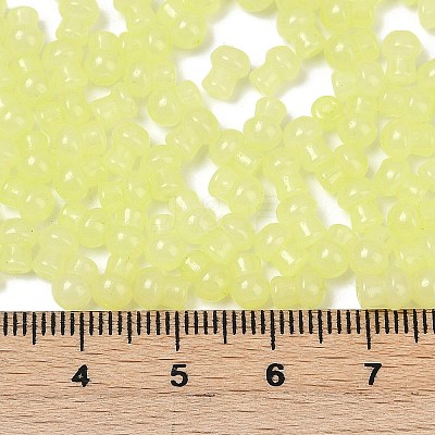 Transparent Colours Glass Seed Beads SEED-R001-01M-1