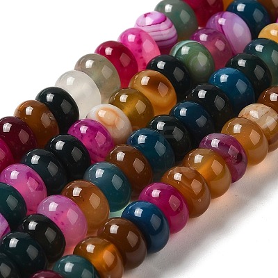 Natural Agate Beads Strands G-H295-C03-12-1