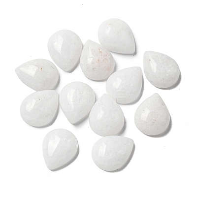 Natural White Jade Cabochons G-Q173-02C-17-1